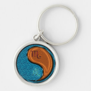 Scorpio & Wood Dog Keychain