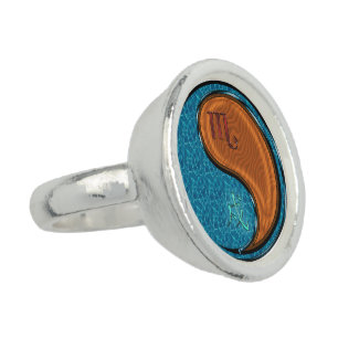 Scorpio & Wood Dog Ring