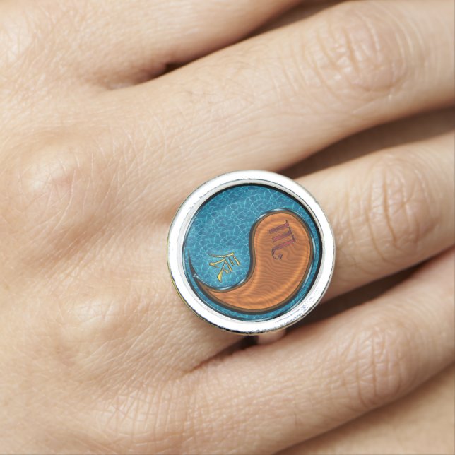 Scorpio & Wood Dragon Ring (In Situ)