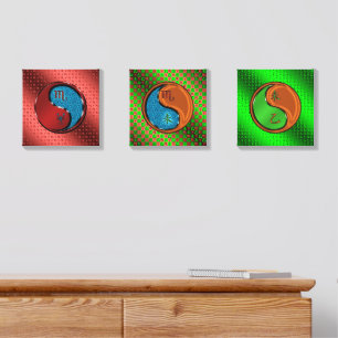 Scorpio & Wood Goat Canvas Photo Tile