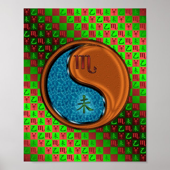 Scorpio & Wood Goat Poster (Front)