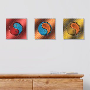 Scorpio & Wood Horse Canvas Photo Tile