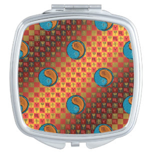 Scorpio & Wood Horse Compact Mirror