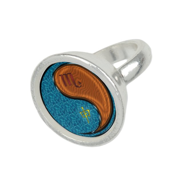 Scorpio & Wood Monkey Ring (Top)
