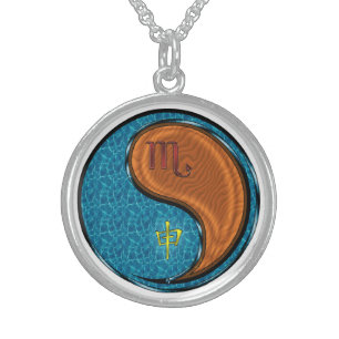 Scorpio & Wood Monkey Sterling Silver Necklace