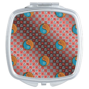 Scorpio & Wood Rabbit Compact Mirror