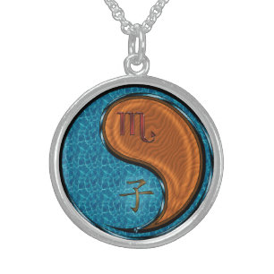 Scorpio & Wood Rat Sterling Silver Necklace