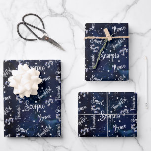 Scorpio Wrapping Paper Sheets