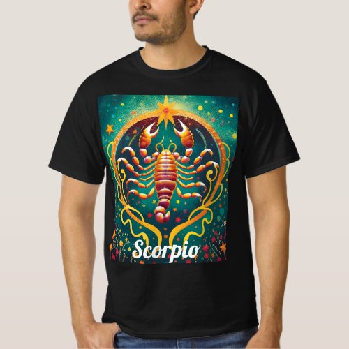 Scorpio _ Zodiac Art T_Shirt