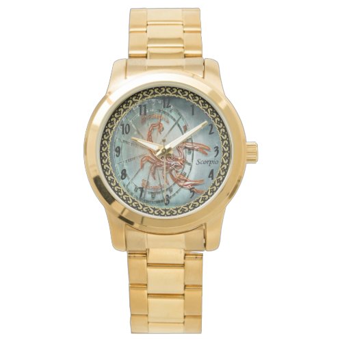 Scorpio Zodiac Astrology design Watch