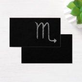 Scorpio. Zodiac Astrology Sign. Black. (Desk)