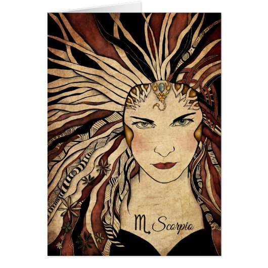 Scorpio Zodiac Cards (Front)