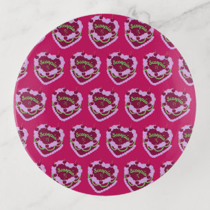 Scorpio Zodiac Coquette Heart Birthday Cake Trinket Tray