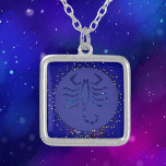 Scorpio  zodiac  -galaxy background Silver Plated Necklace<br><div class="desc">\Embrace the mystique of Scorpio with this silver-plated necklace, thoughtfully crafted for those born between October 23 and November 22. The pendant showcases the Scorpio symbol set against a captivating galaxy background, reflecting the deep, transformative nature of this powerful zodiac sign. This necklace combines celestial charm with personal significance, making...</div>