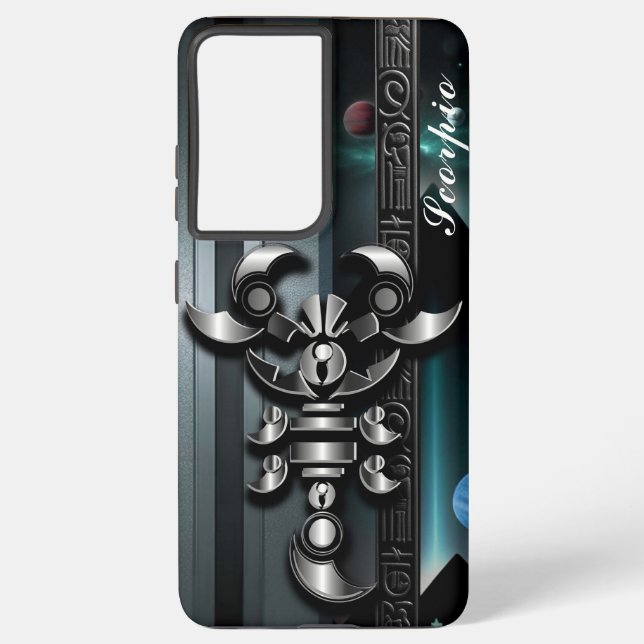 Scorpio, zodiac, gold, Birth, design, trend Samsung Galaxy Case (Back)