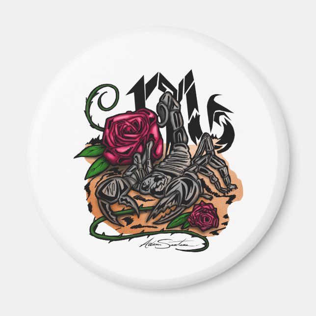 Scorpio - Zodiac Magnet (Front)