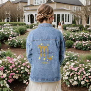 Scorpio Zodiac Modern Personalized Jean Denim Denim Jacket