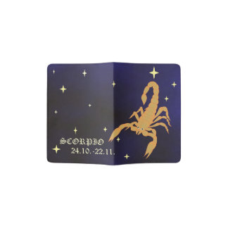 Scorpio zodiac Passport Holder
