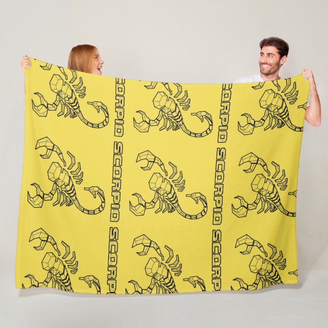 Scorpio Zodiac Sign Blanket (Transparent) (In Situ)