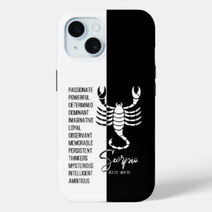 Scorpio Zodiac Sign iPhone 15 Case