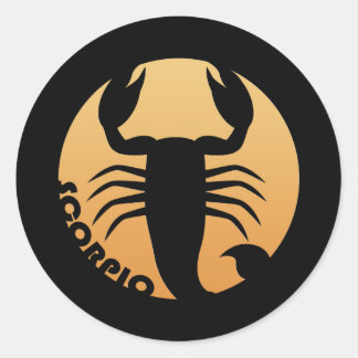 Scorpio Zodiac Sign Stickers | Zazzle