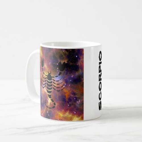 Scorpio Zodiac Sign Design  Coffee Mug