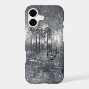 Scorpio Zodiac Sign Distressed Industrial Style iPhone 17 Case