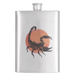 Scorpio Zodiac Sign Flask