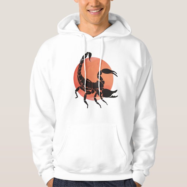 Scorpio Zodiac Sign Hoodie (Front)