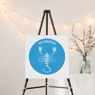 Scorpio, Zodiac Sign, Horoscope, Astrology Foam Board