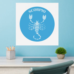 Scorpio, Zodiac Sign, Horoscope, Astrology Wall Decal