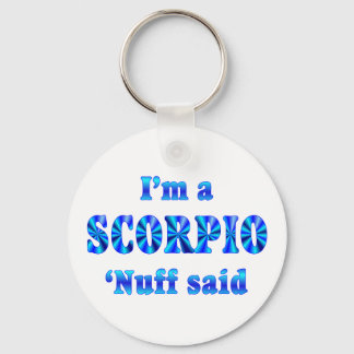 Scorpio Zodiac Sign Keychain