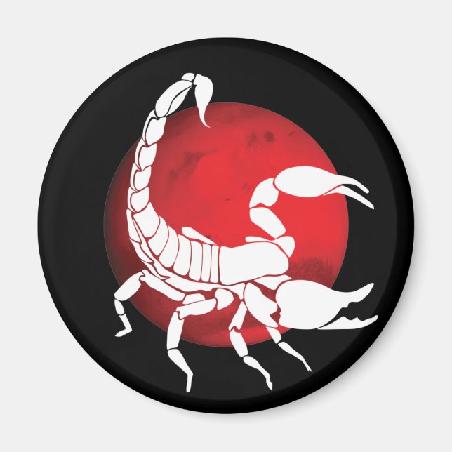 Scorpio Zodiac Sign Magnet (Front)