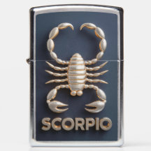 Scorpio Zodiac Sign Metal Emblem #1