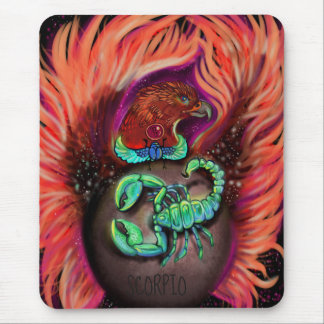 Scorpio Zodiac Sign Mouse Pad
