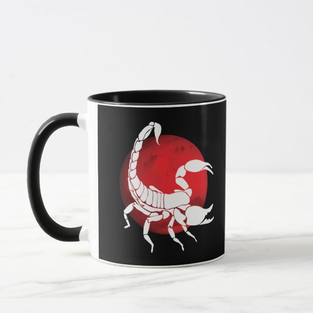 Scorpio Zodiac Sign Mug (Left)