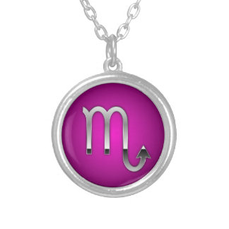 SCORPIO zodiac sign necklace
