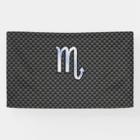 Scorpio Zodiac Sign on Carbon Fiber Astrology