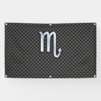 Scorpio Zodiac Sign on Carbon Fiber Astrology