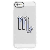 Scorpio Zodiac Sign on Carbon Fiber Print