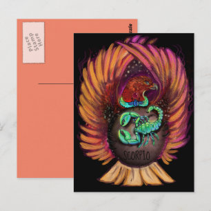 Scorpio Zodiac Sign Postcard
