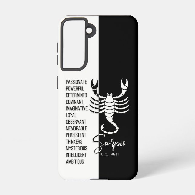 Scorpio Zodiac Sign Samsung Galaxy Case (Back)