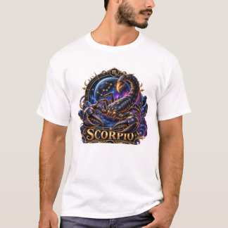 Scorpio Zodiac Sign Scorpion Celestial Astrology T T-Shirt