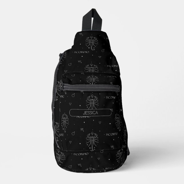  Scorpio Zodiac Sign  Sling Bag (Front)