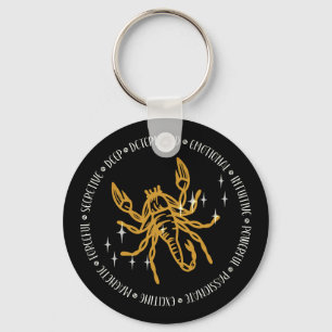 Scorpio Zodiac Sign: Symbol, Constellation, Info Keychain