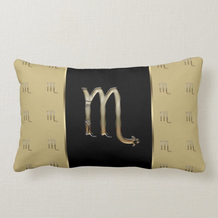 Scorpio Zodiac Sign Throw Pillow