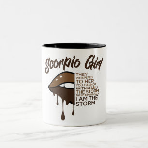 Scorpio Zodiac Sign Two-Tone Coffee Mug