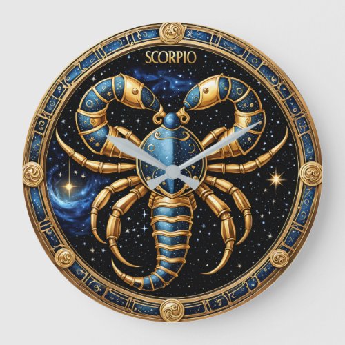 Scorpio zodiac sign wall clock large clock