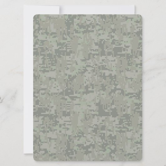 Scorpio Zodiac Sign Woodland Digital Camo (Back)