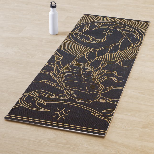 Scorpio Zodiac Sign Yoga Mat (In Situ)